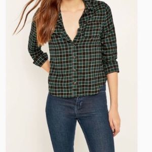 🌶 (3 For $25) BDG Plaid Flannel Button Down